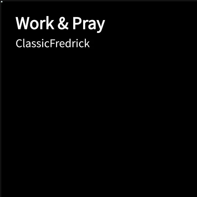 Work & Pray