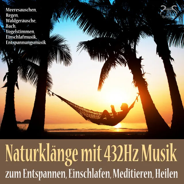 Naturklänge mit 432Hz Musik zum Entspannen, Einschlafen, Heilen, Meeresauschen, Regen, Waldgeräusche, Bach, Entspannungsmusik