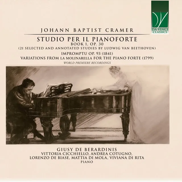 Il villan che coltiva il giardino, The Favourite Quintett in the Opera La Molinarella - Arranged with Variations for the Piano Forte