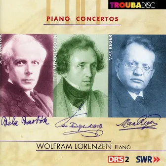 Mendelssohn - Bartók - Reger: Piano Concertos, Vol. 1 by Jiří Stárek