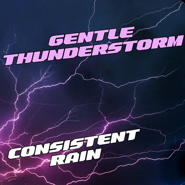 Gentle Thunderstorm: Consistent Rain