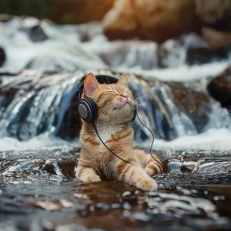 River Feline Melodies: Cats Music Sessions by Relaxing Kitten Music