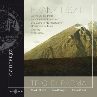 Franz Liszt: Carneval de Pest - La Vallèe d'Obermann - Die Zelle in Nonnenwerth - Romance oublièe - Orphèe - Epithalam by Trio di Parma