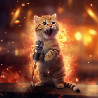 Feline Flames: Fire Infused Symphony by Flickerfire