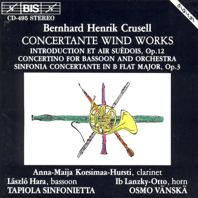 Crusell: Concertante / Bassoon Concertino / Introduction and Swedish Air