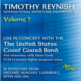 Timothy Reynish Live in Concert, Vol. 7 by Timothy Reynish