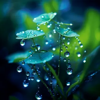 Serene Raindrops Harmony: Nature's Melodic Song by Drivotra