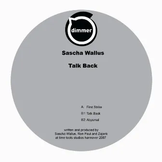 Talk Back - EP by Sascha Wallus