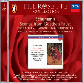 Schumann: Scenes from Goethe's Faust by Elizabeth Harwood