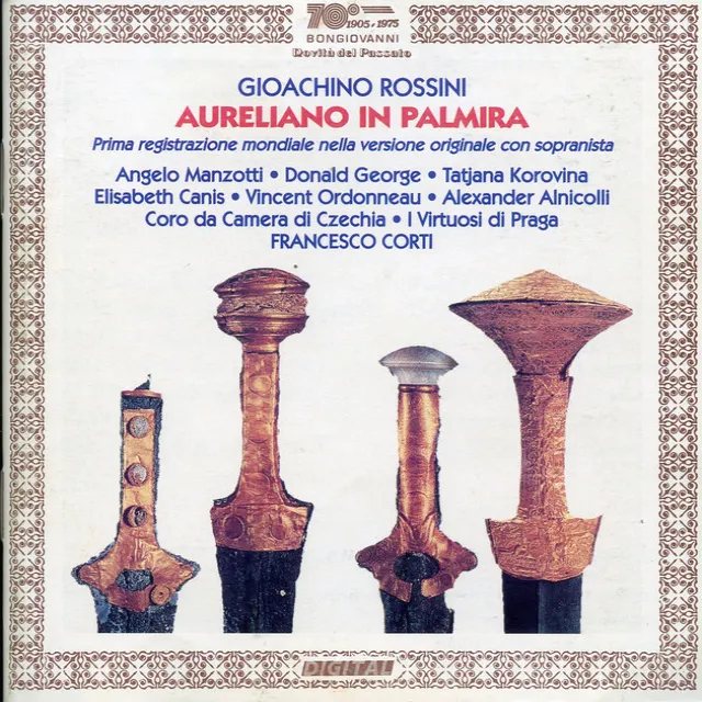 Aureliano in Palmira, Act I: Act I: La pugnai, la sorte arrise (Zenobia, Chorus)