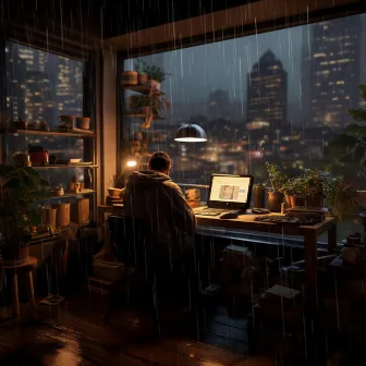 Tormenta De Productividad: Lluvia Binaural Para Trabajo Y Rendimiento by Descanso después del trabajo