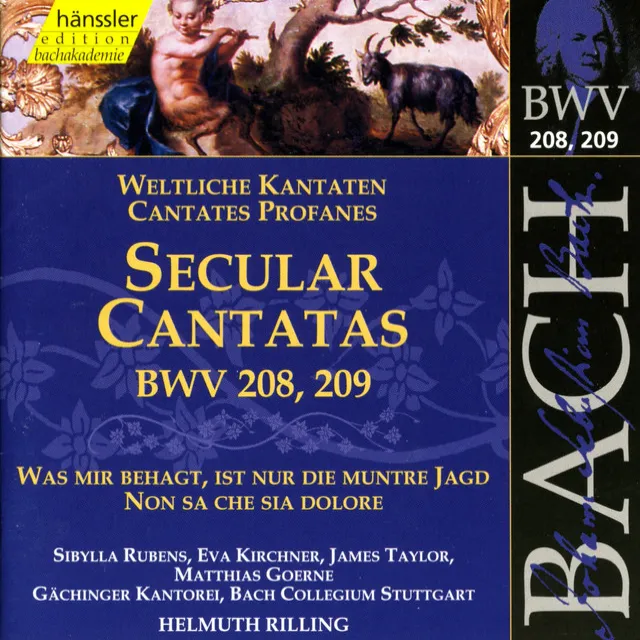 Was mir behagt, ist nur die muntre Jagd!, BWV 208, "Hunt Cantata": Aria. Schafe konnen sicher weiden (Soprano)