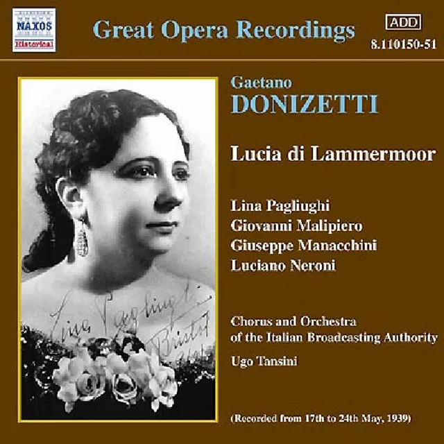 Lucia di Lammermoor, Act I: Egli s'avanza ... Lucia, perdona se ad ora inusitata