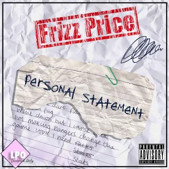 Personal Statement by Frizz Price