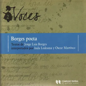 Voces: Borges poeta by Oscar Martínez