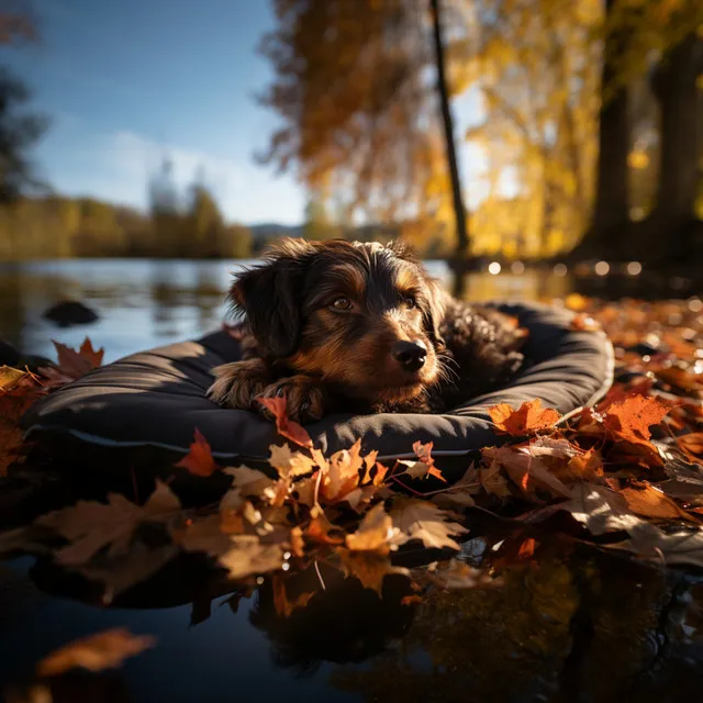 Coral De Paisajes Acuáticos Para Perros En Calma: Música Junto A La Laguna