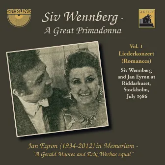 Siv Wennberg: A Great Primadonna, Vol. 1 by Jan Eyron