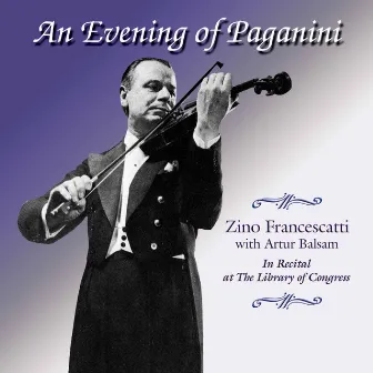 An Evening of Paganini (Live) by Artur Balsam