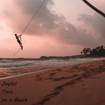 Joyful Time on a Beach by Calm of Water