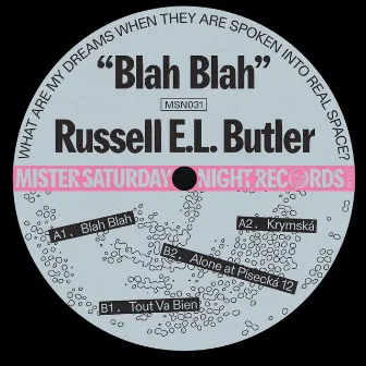 Blah Blah EP by Russell E.L. Butler