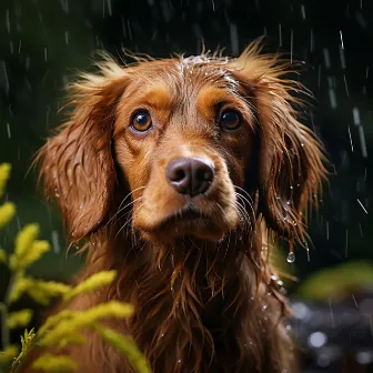 Calma En Un Día Lluvioso: Sonidos Pacíficos Para Perros by Efectos de lluvia del bosque