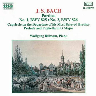 Bach: Partitas, BWV 825-826 - Capriccio on the Departure of his Most Beloved Brother - Prelude and Fughetta in G major, BWV 902 by Wolfgang Rübsam