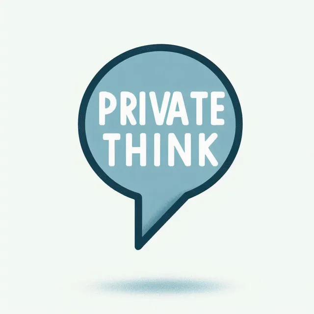 Private Think Arrow