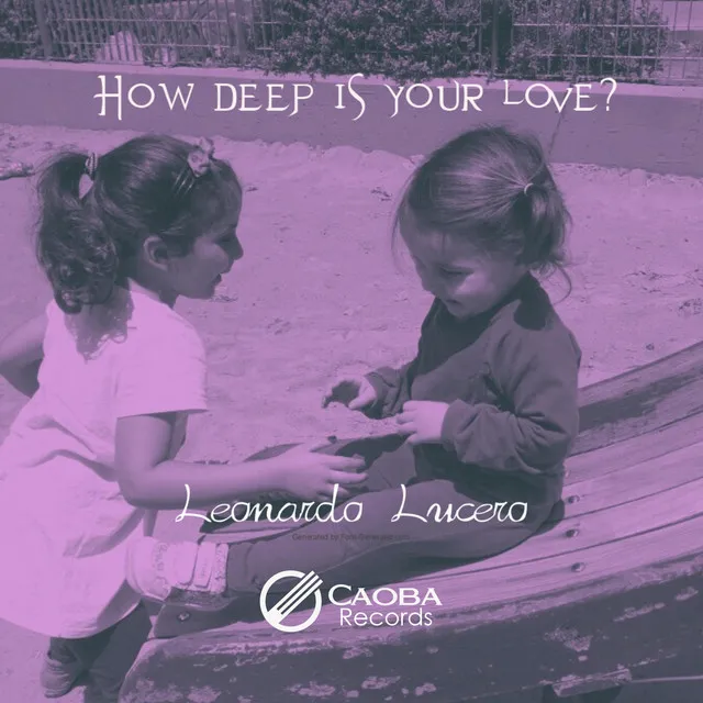 How deep is your love? (Arr. L. Lucero)