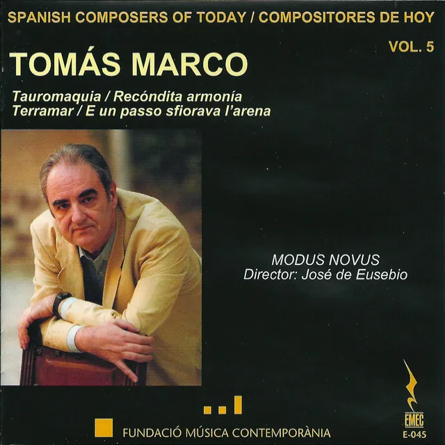 Spanish Composers of Today, Vol. 5 - Tomas Marco