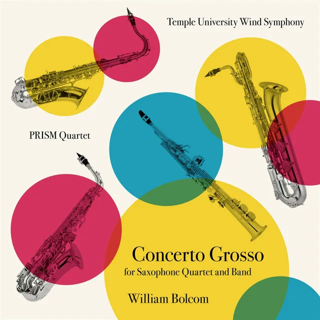 Concerto Grosso for Saxophone Quartet and Band: I. Lively - Live