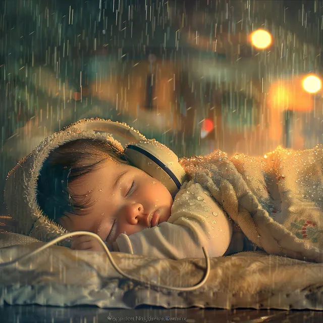 Binaural Rain Lullaby: Baby Sleep Harmony