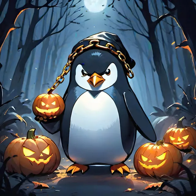 Halloween Pinguin