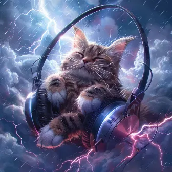 Cats Quiet: Thunder Binaural Serenity by Sleepy Cat