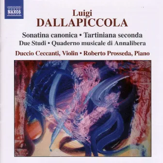 Dallapiccola: Sonatina Canonica - Tartiniana Seconda by Luigi Dallapiccola