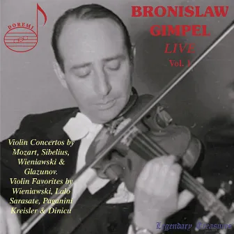 Bronislaw Gimpel, Vol. 1 (Live) by Bronislaw Gimpel