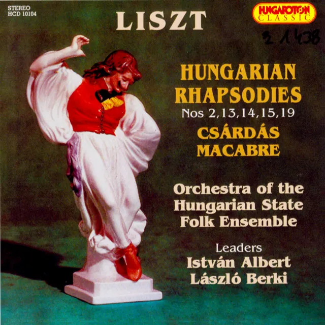 19 Hungarian Rhapsodies, S244/R106: No. 15 in A Minor (arr. for orchestra of folk instruments)