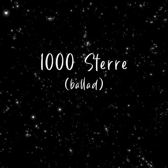 1000 Sterre (ballad)