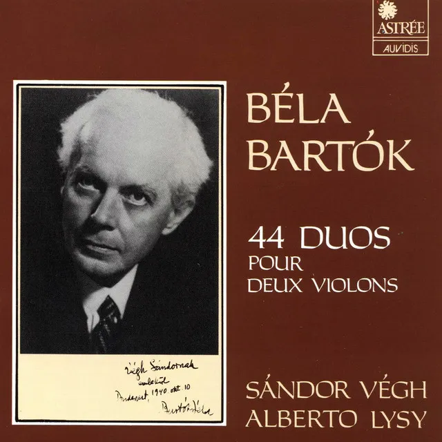 44 duos pour deux violons, Sz. 98: No. 28, Chagrin