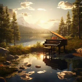 Piano Rhapsody: Meditation Gentle Flow by Noise and Nature