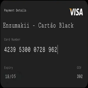 Cartão Black by Enzumakii