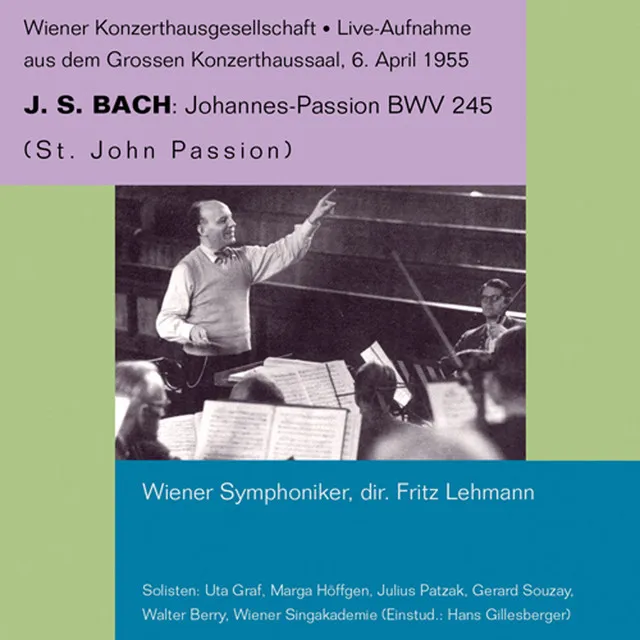 St. John Passion, BWV 245: Pt. I: Herr, unser Herrscher (Chorus)