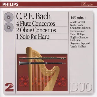 Bach, C.P.E.: 4 Flute Concertos; 2 Oboe Concertos, etc. by Netherlands Chamber Orchestra