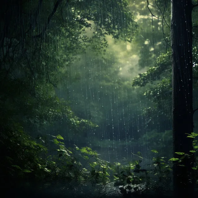 Nature's Rain Melody: Calming Downpour Sounds