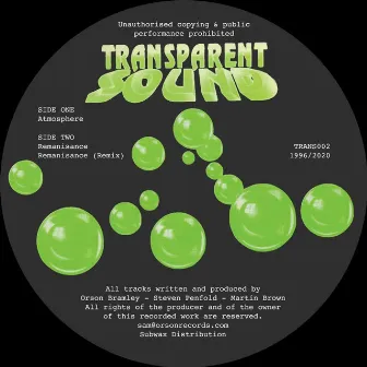 Atmosphere/Remanisance by Transparent Sound