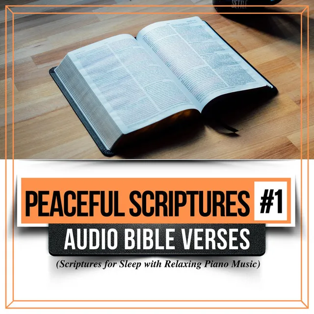 Peaceful Scriptures, Vol.1 (Audio Bible Verses Scriptures for Sleep with Relaxing Piano Music)