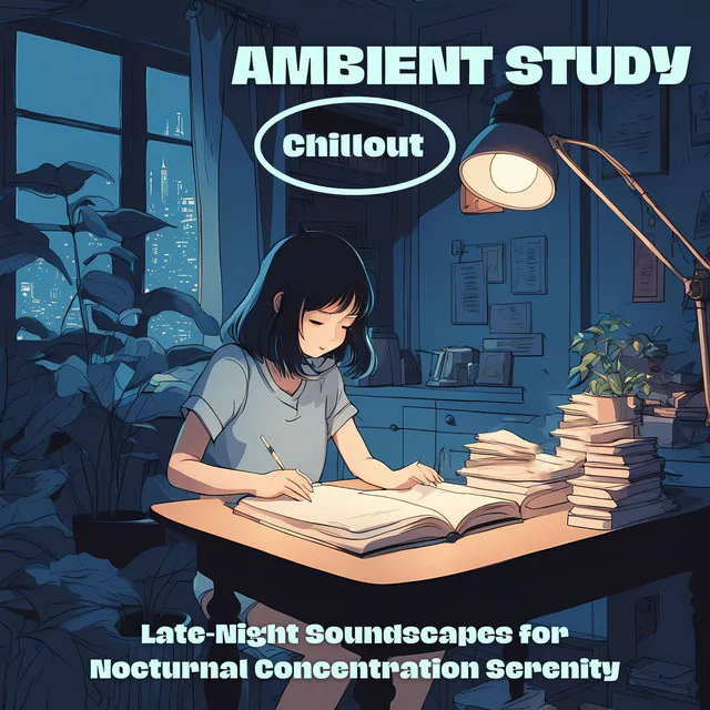 Ambient Study Chillout - Late-Night Soundscapes for Nocturnal Concentration Serenity