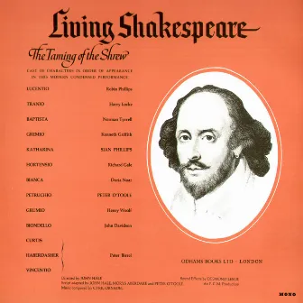 Shakespeare's the Taming of the Shrew by Peter O'Toole