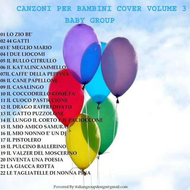 Canzoni per bambini cover, vol. 3