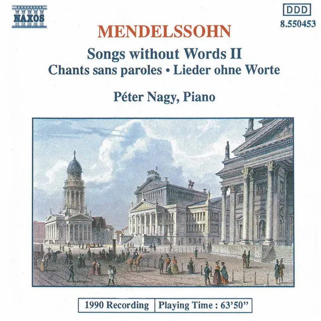 Lieder ohne Worte (Songs without Words), Book 1, Op. 19b: Lied ohne Worte (Song without Words) No. 6 in G Minor, Op. 19, No. 6, "Venezianisches Gondellied" (Venetian Gondola Song)