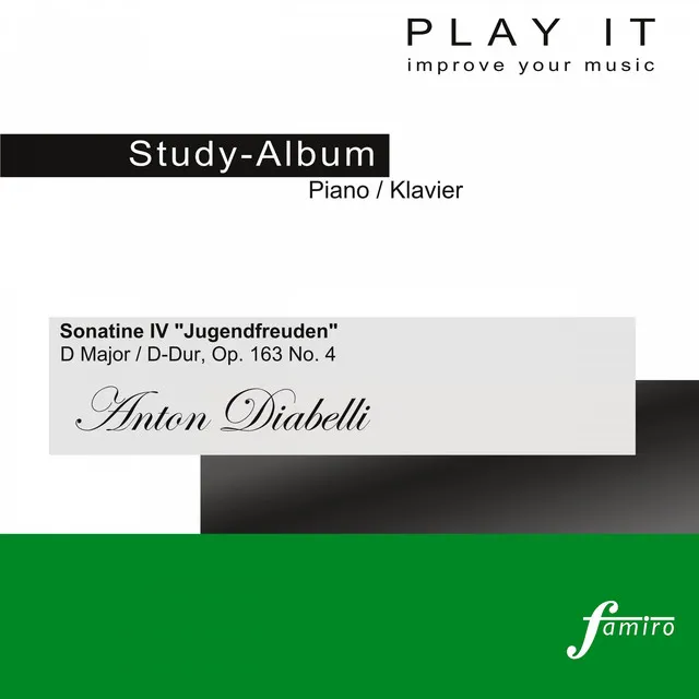 Play It - Study Album - Piano/Klavier; Anton Diabelli: Sonatine IV 